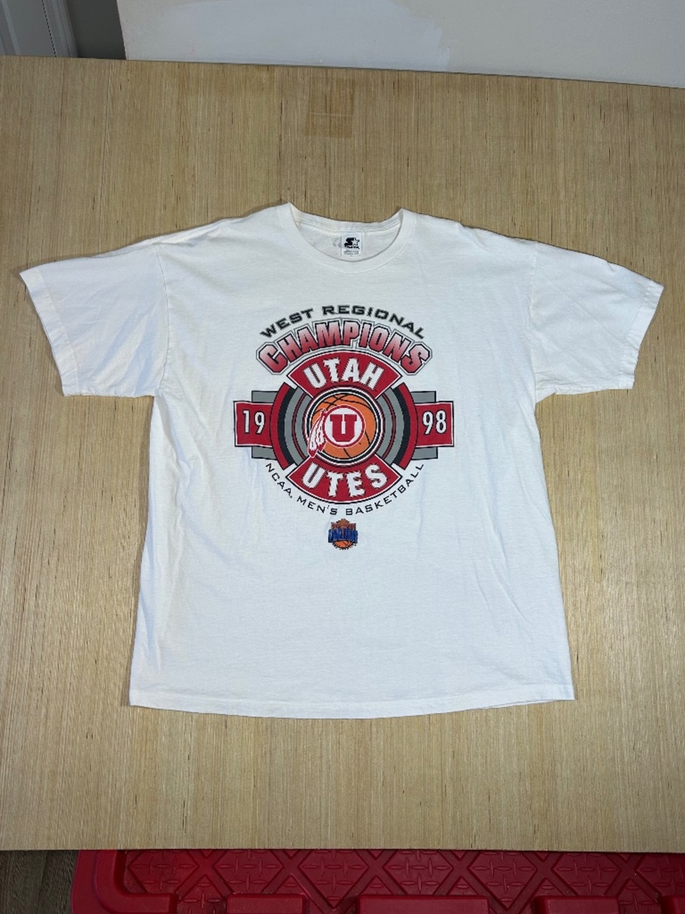 Vtg Starter Utah Utes NCAA Final Four Men’s T-shirt Size XL